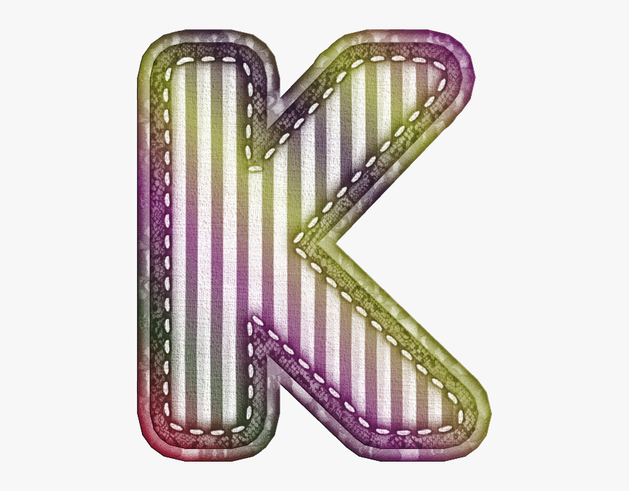 Letras K Decoradas, Transparent Clipart