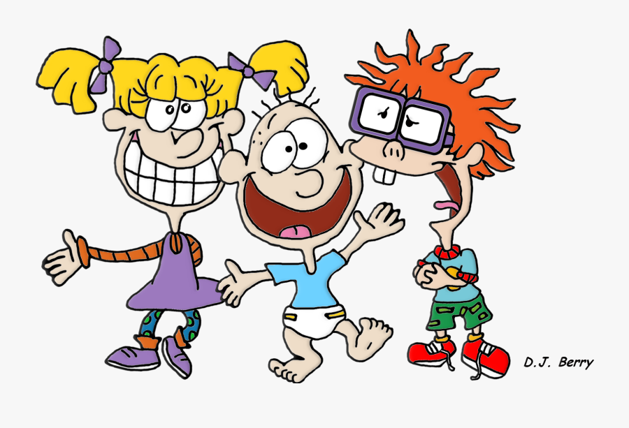 Angelica, Tommy, And Chuckie - Tommy Ans Angelica Rugrats, Transparent Clipart