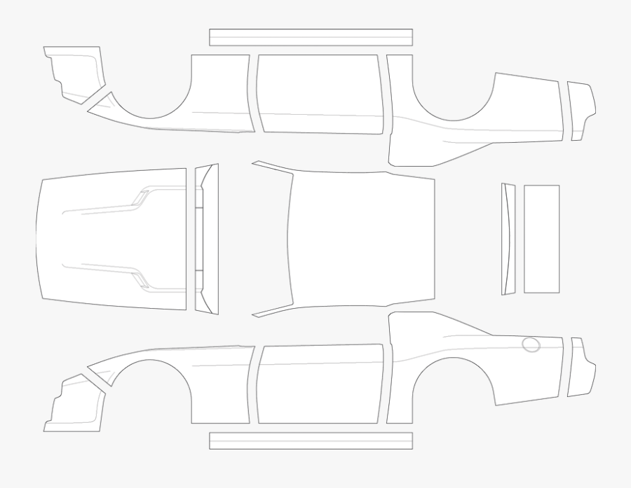 Dodge Challenger Clipart Camaro - Ar Challenger Racing Body, Transparent Clipart