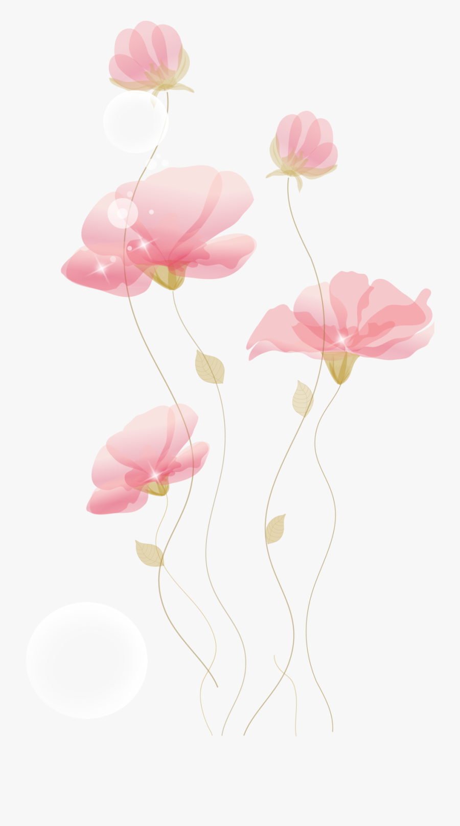 Transparent Flower Stem Clipart - Artificial Flower, Transparent Clipart