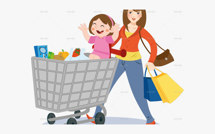 shopping with mommy