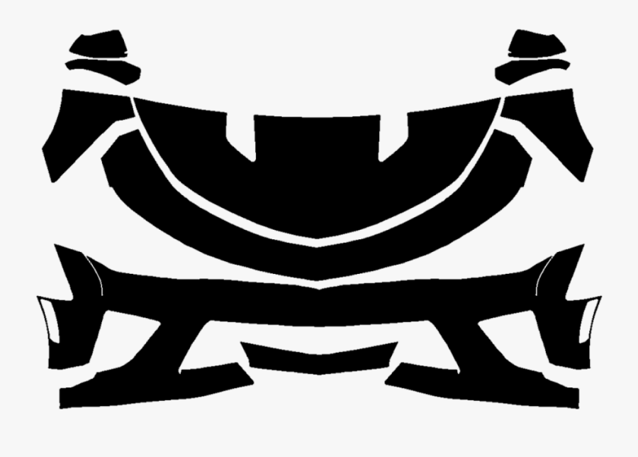 2016-2018 Chevrolet Camaro 1ss, 2ss 3m Clear Bra Deluxe, Transparent Clipart