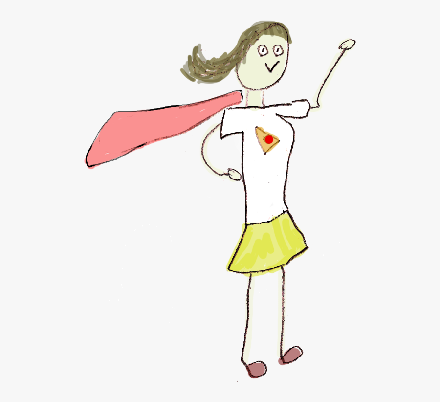 My Mommy Daddy Is An Entrepreneur And She He Is A Superhero - Cartoon, Transparent Clipart