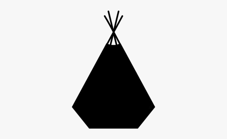 Teepee Indian Shelter Png Background - Triangle, Transparent Clipart