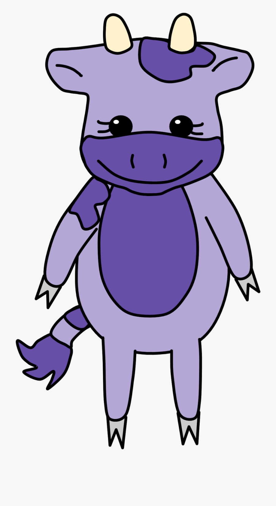 As Moo"s Mommy, She Works With Daddy Moo To Help Keep - Cartoon, Transparent Clipart