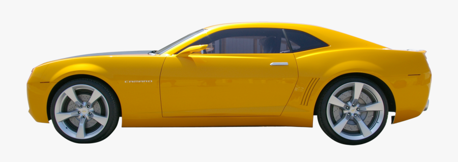 Yellow Camaro Transparent Background - Yellow Car Transparent Background, Transparent Clipart