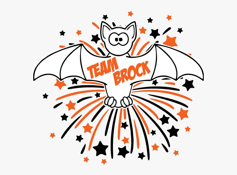 Team Brock Halloween 5k Fun Run - Clipart Animated Fourth Of July, Transparent Clipart