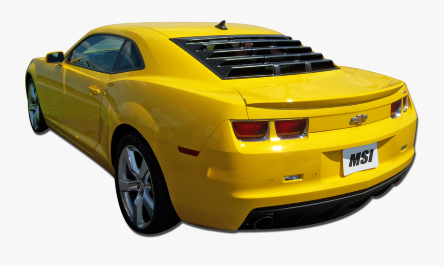 Yellow Camaro Png Pic - 2016 2017 Camaro Window Louvers, Transparent Clipart