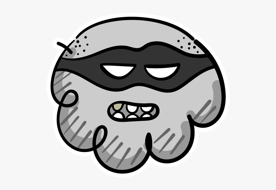 Dust Buddies Burglar, Transparent Clipart
