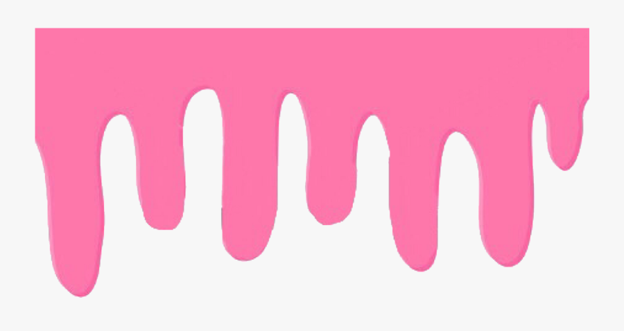 Transparent Drizzle Clipart - Transparent Pink Paint Drip, Transparent Clipart