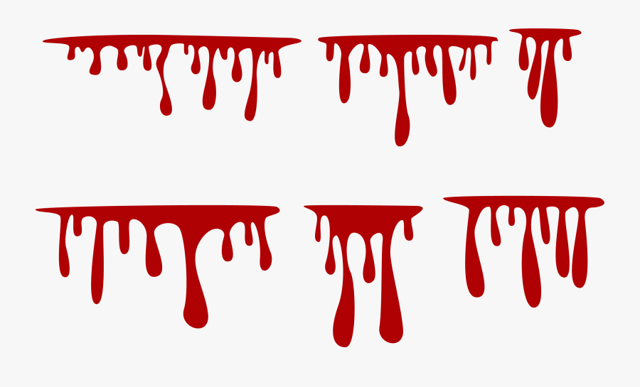 Paint Drip Blood - Paint Drip Vector Png, Transparent Clipart