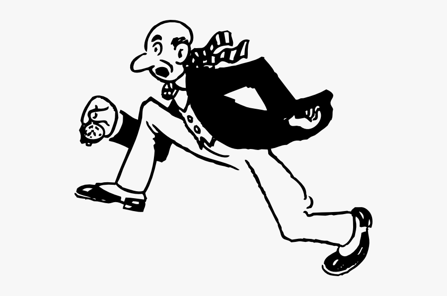 In A Hurry Svg Clip Arts - Hurry Clipart Black And White, Transparent Clipart