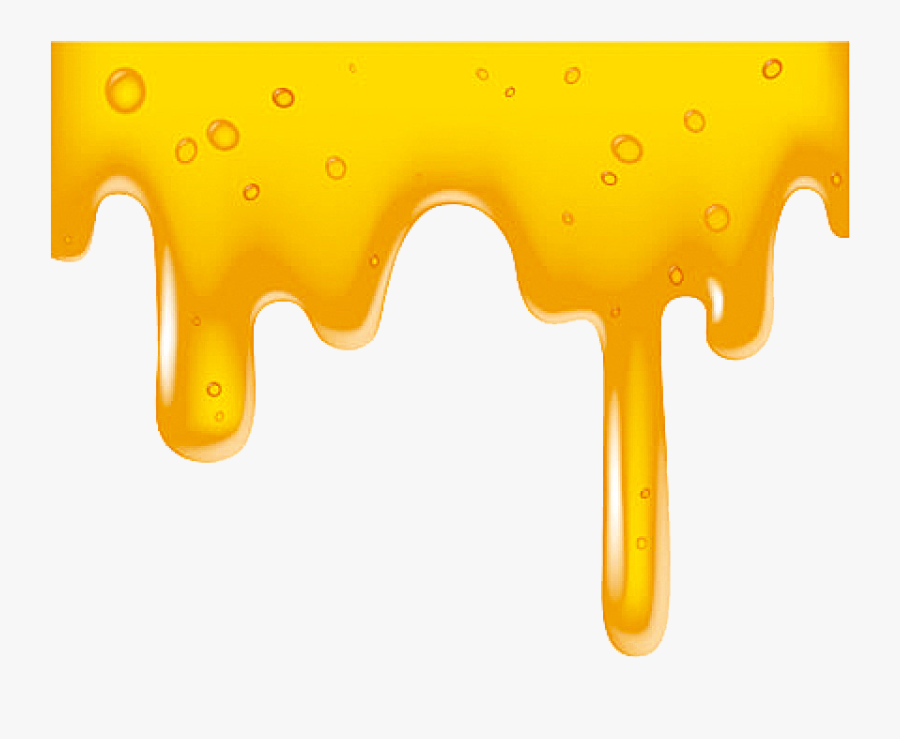 Honey Bee Clip Art - Honey Drip Vector Png, Transparent Clipart