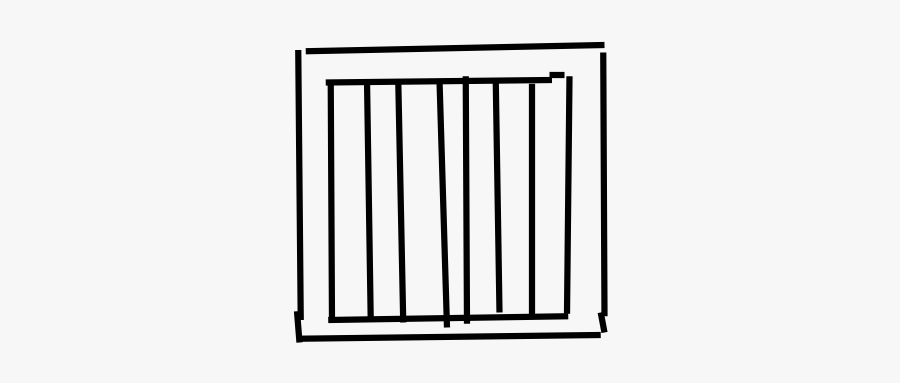 Clipart - Jail Bars - Barricade, Transparent Clipart