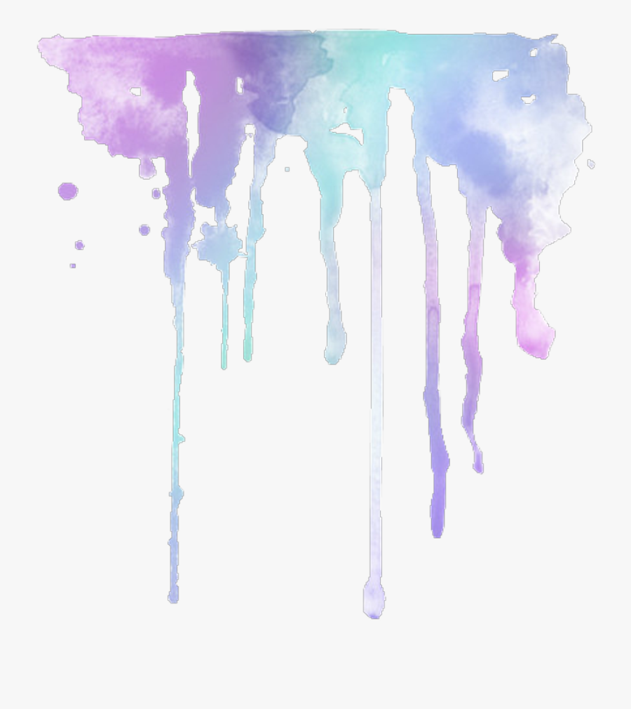 Watercolor Art Painting Drip Download Free Image Clipart - Manchas De Acuarela Png, Transparent Clipart