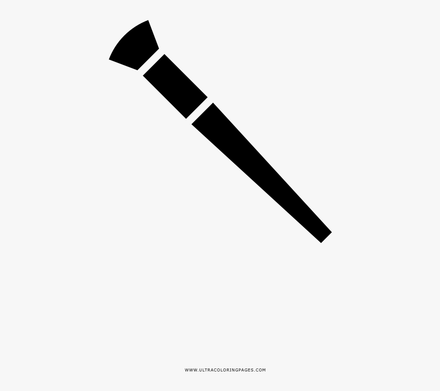 Transparent Makeup Brushes Clipart - Pincel Png Maquiagem Desenho, Transparent Clipart