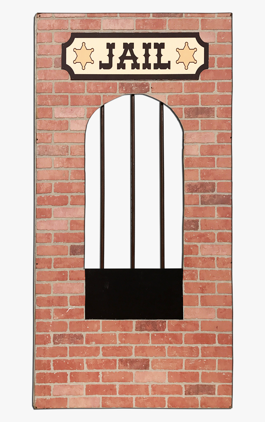 Western Jail - Brickwork - Jail Prop, Transparent Clipart