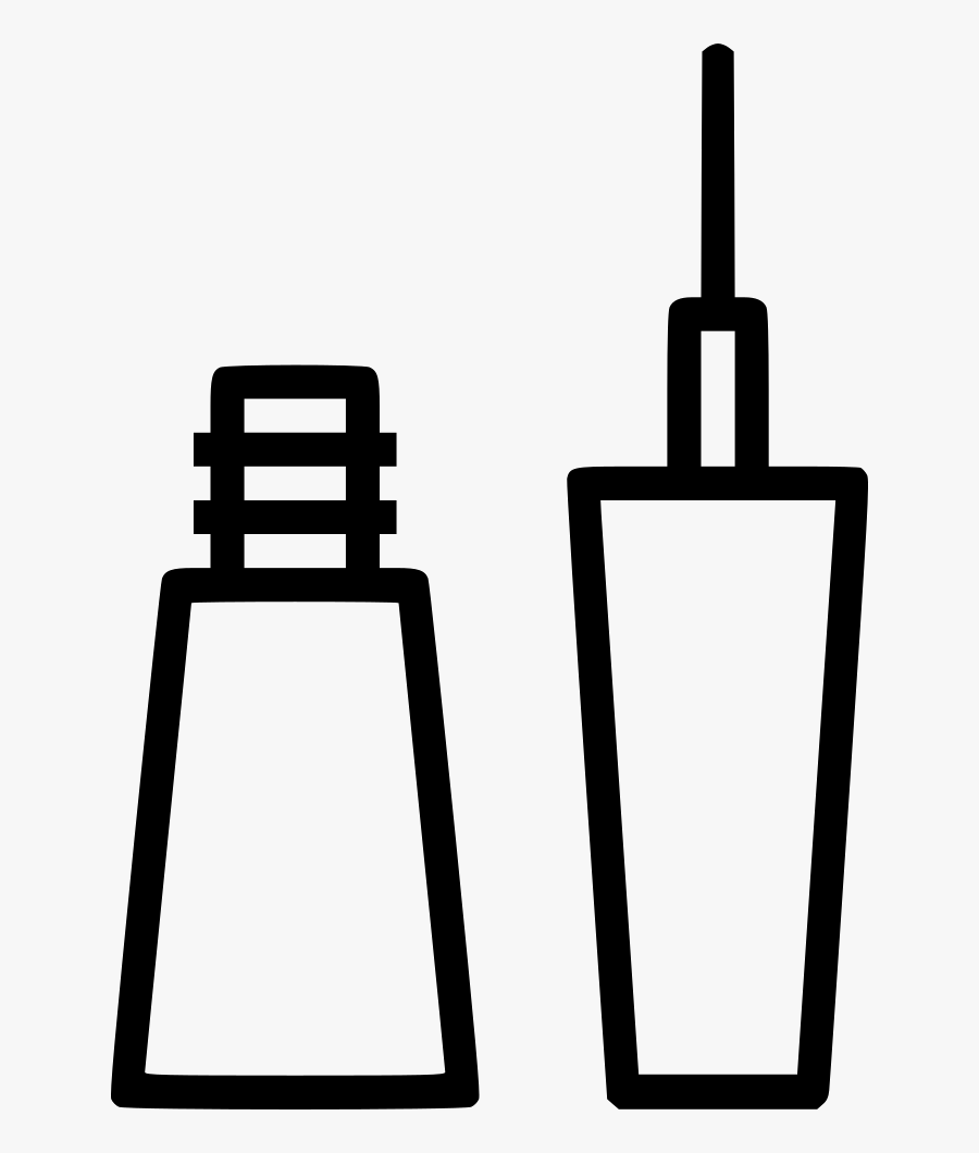 Eyeliner Brush Beauty Care - Beauty Makeup Png Icon, Transparent Clipart
