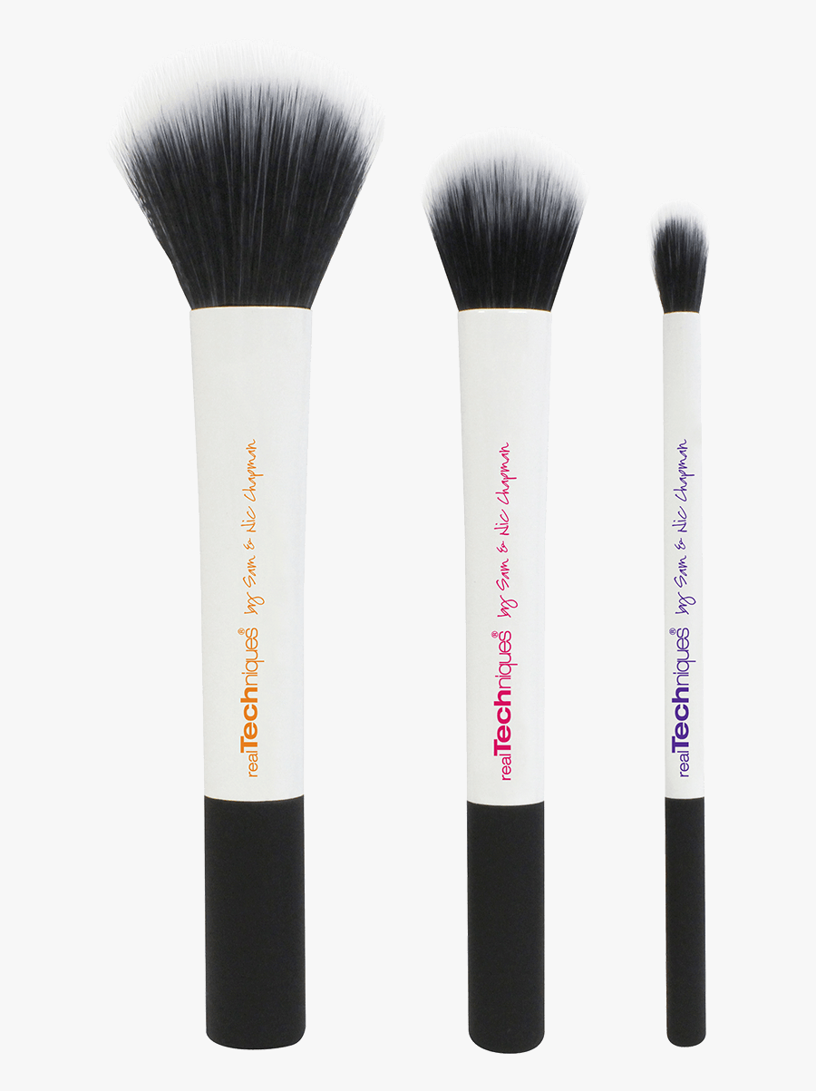 Duo Fiber Brush By Techniques Cosmetic - Real Techniques Brush Duo, Transparent Clipart