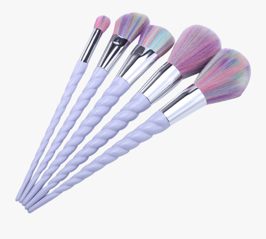 #makeup #brushes #makeupbrushes #cute #aesthetic #purple - Unicorn Set Brushes, Transparent Clipart