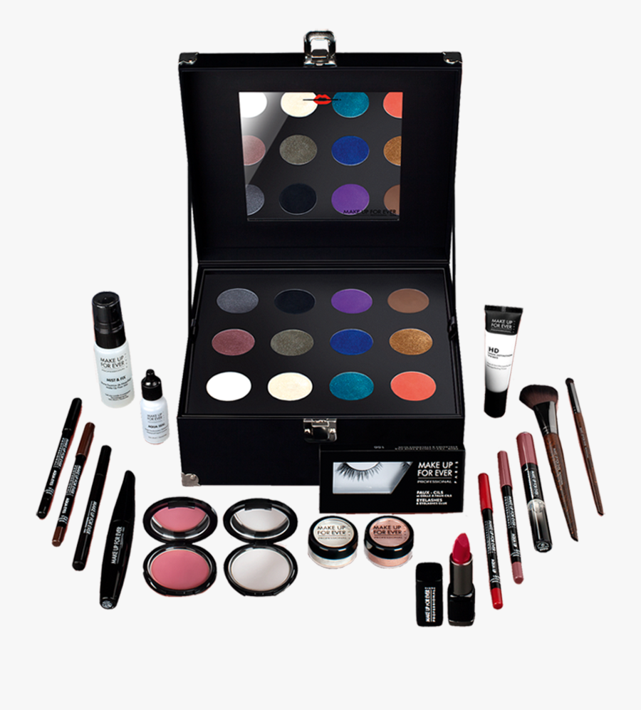 Transparent Beauty Products Clipart - Makeup Kit Hd Png, Transparent Clipart
