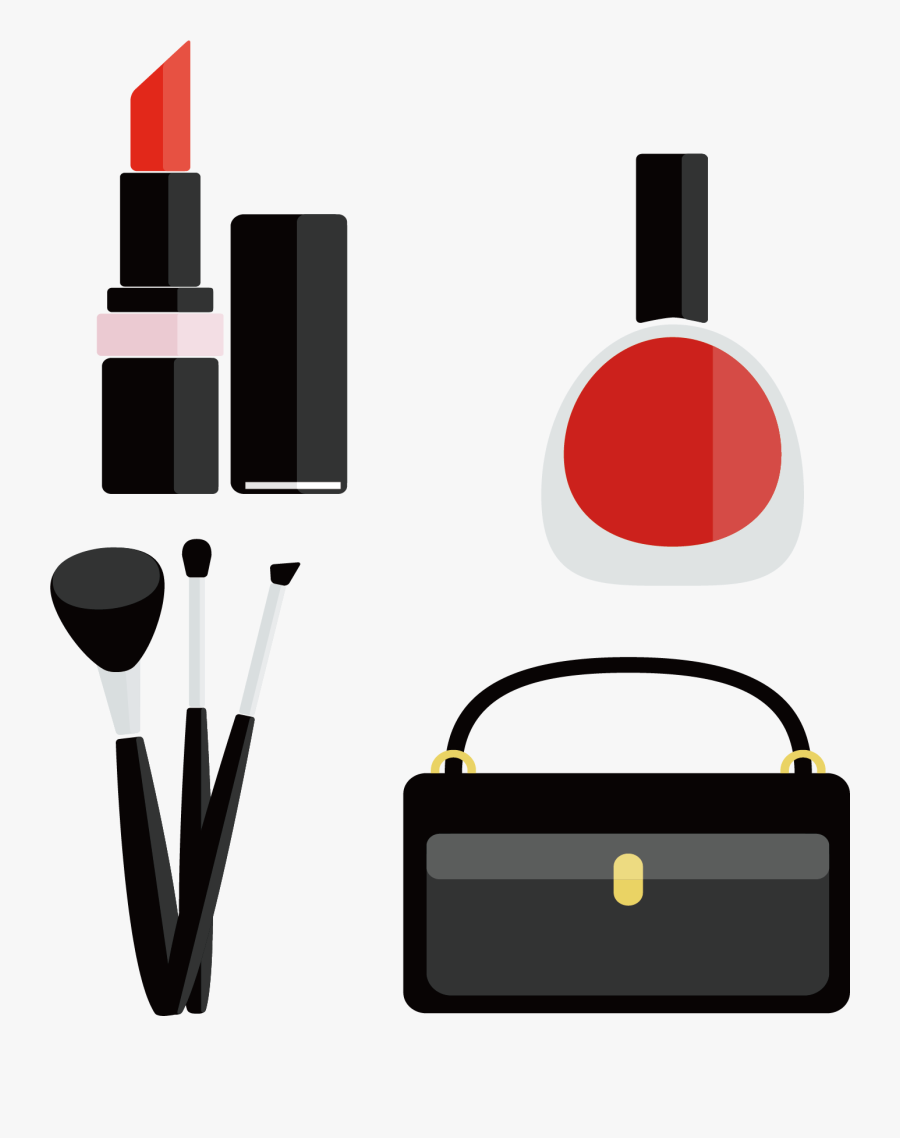 Cosmetic Vector Makeup Accessory - Nail Polish, Transparent Clipart
