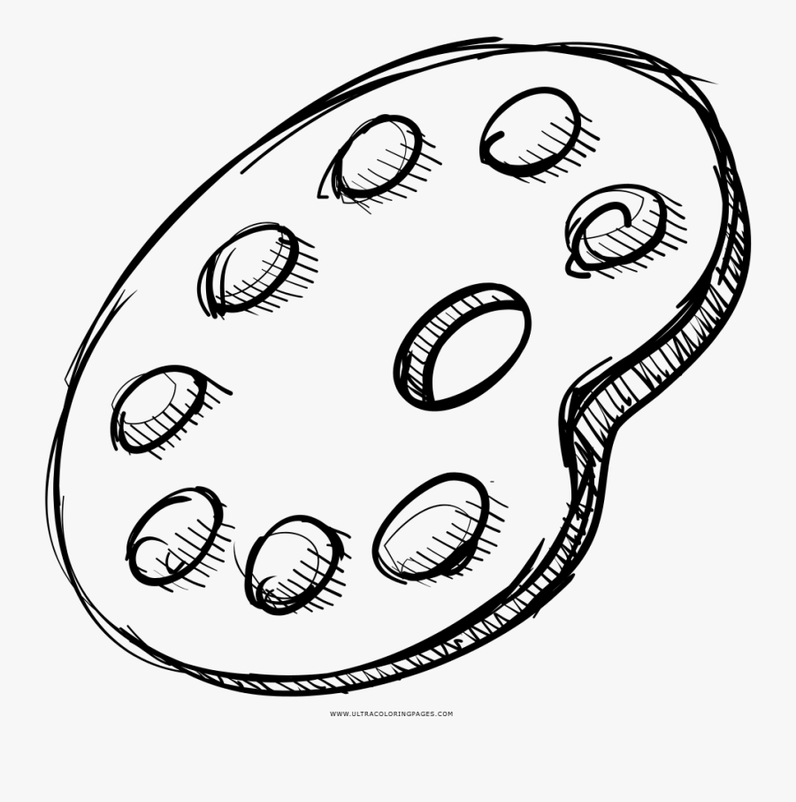 Paint Palette Coloring Page , Free Transparent Clipart ClipartKey
