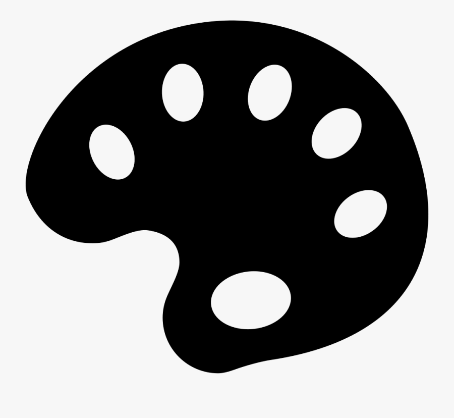 Paint Palette - Icono Pintura Vector, Transparent Clipart