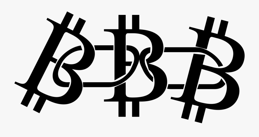 Calligraphy,monochrome Photography,text - Bitcoin Or Blockchain Png, Transparent Clipart