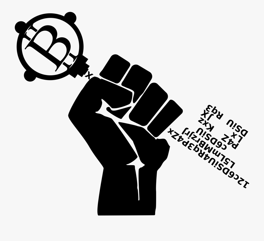 Bitcoin Key In Fist Clip Arts - Rap Png, Transparent Clipart