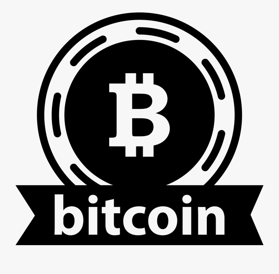Clip Art Svg Png Icon Free - Black Bitcoin Logo Png, Transparent Clipart