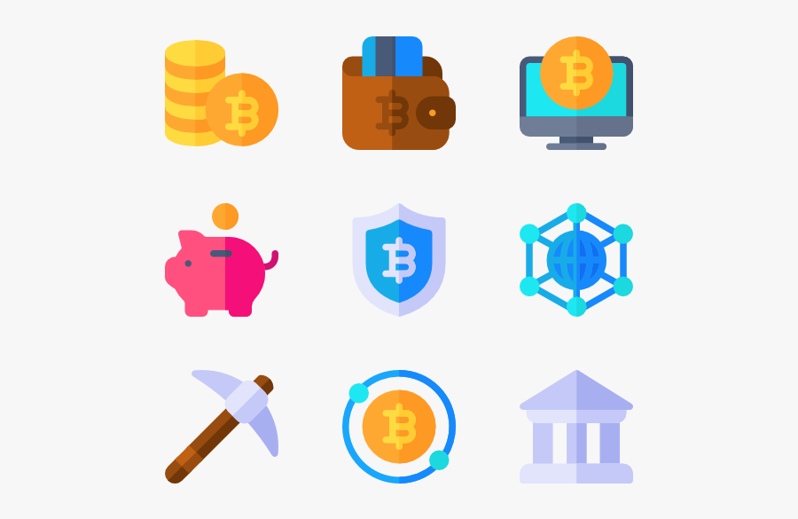 Icons Bitcoin Cryptocurrency Wallet Computer Ethereum, Transparent Clipart