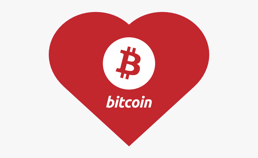 Bitcoin Love, Transparent Clipart