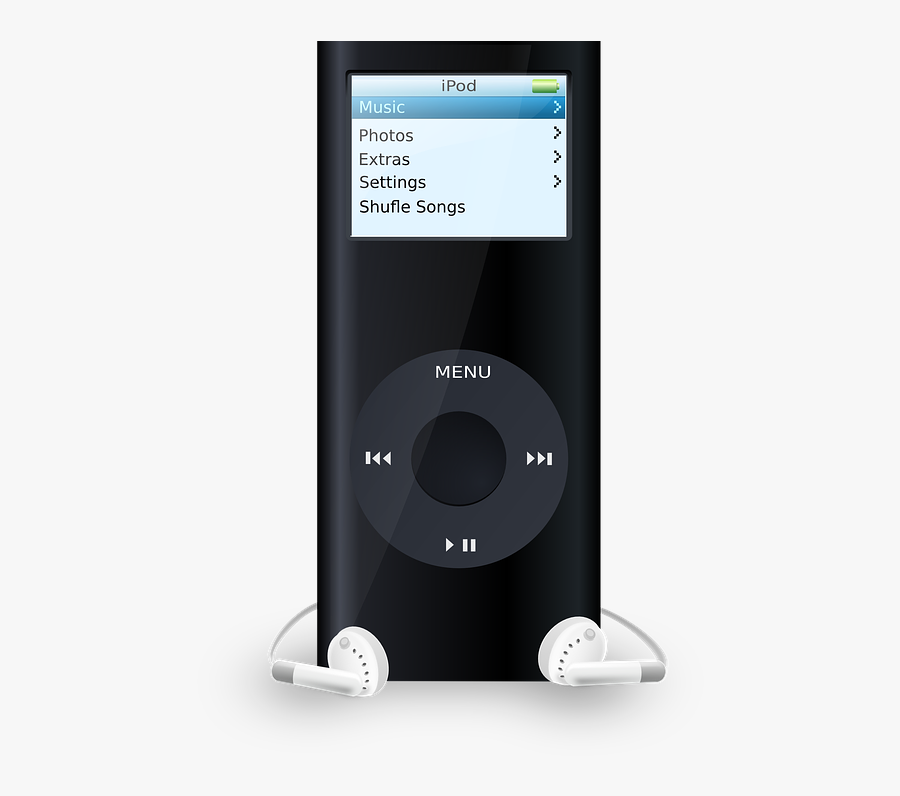 Ipod, Apple, Mp3, Player, Gadget, Electronics, Audio - Mp3 Player Transparent Background, Transparent Clipart