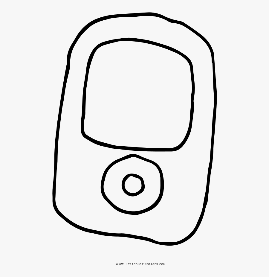 Image Transparent Library Ipod Coloring Page - Line Art, Transparent Clipart