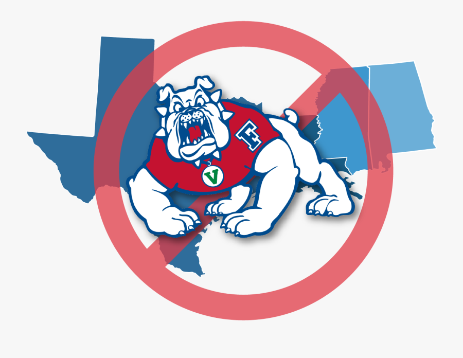 Southern States With Bulldog Logo-01 - Fresno State Bulldogs, Transparent Clipart