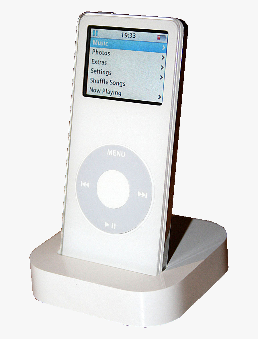 Ipod Nano In Its Dock - Ipod Nano 1 Generation, Transparent Clipart