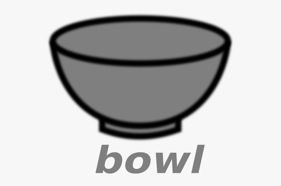 Grey Bowl Clipart, Transparent Clipart