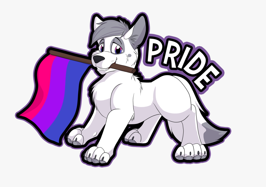 Clip Art Bulldog Pride Clipart - Bi Furry, Transparent Clipart