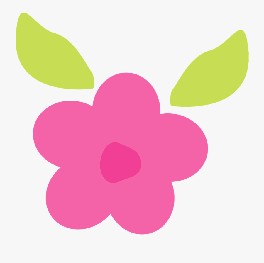 Flower Cute Pink - Cute Pink Flower Png, Transparent Clipart
