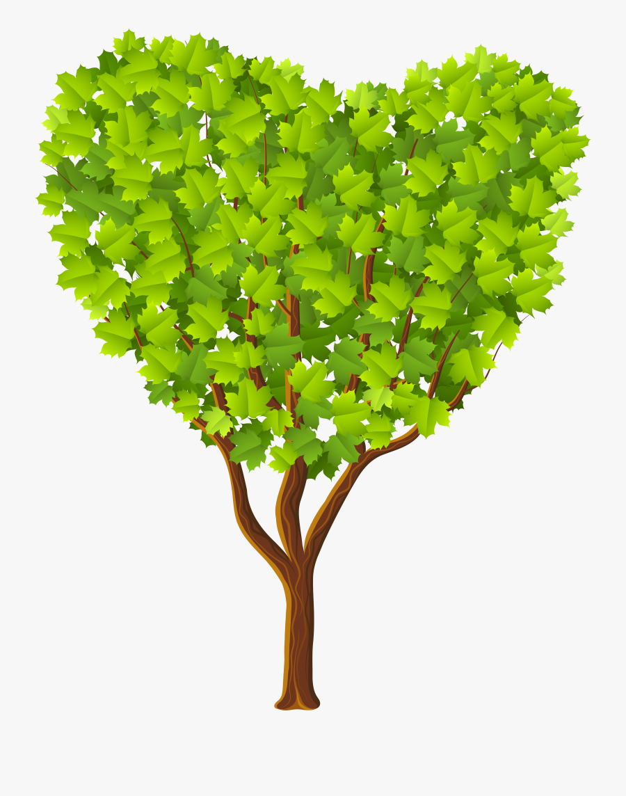 Heart Tree Clip Art, Transparent Clipart