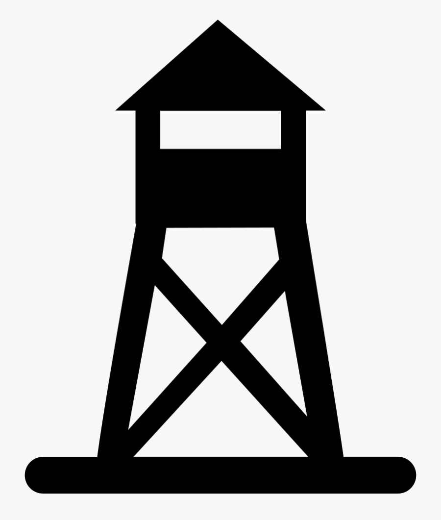 Observation Tower - Fire Tower Clip Art, Transparent Clipart
