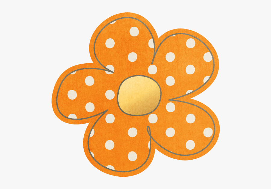Transparent Orange Flower Clipart - Circle, Transparent Clipart