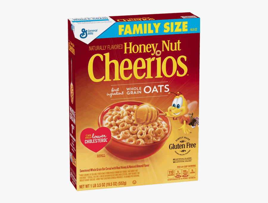 Honey Nut Cheerios Giant Size, Transparent Clipart