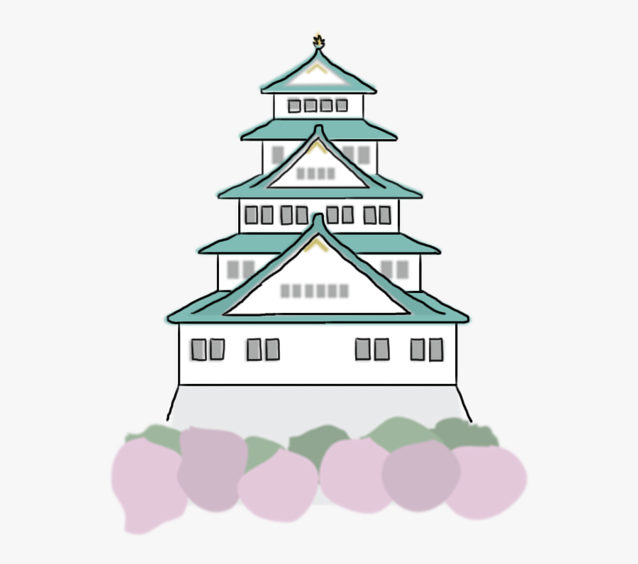 Osaka Castle - Osaka Castle Clipart, Transparent Clipart