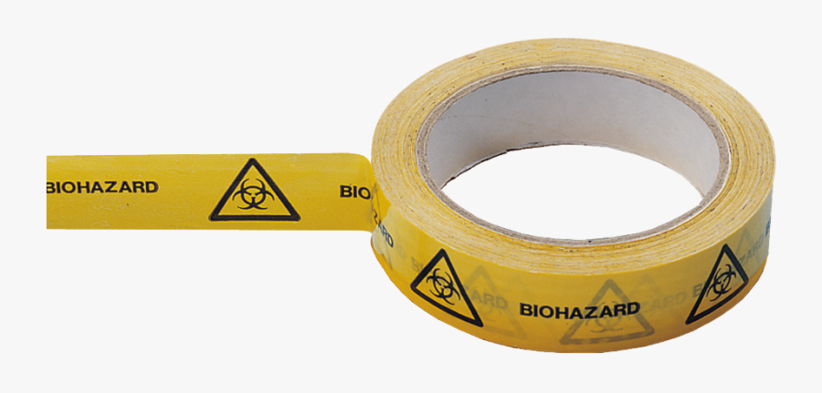 Neolab Biohazard Adhesive Tape, 25 Mm Wide, 66 M/roll - Belt, Transparent Clipart