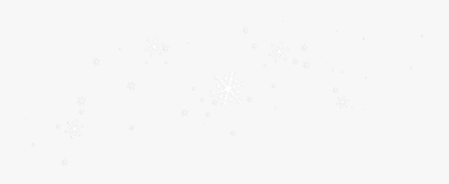 Pattern White Black Floating Snowflakes Free Transparent - Monochrome, Transparent Clipart