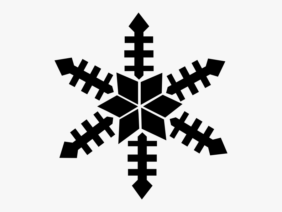 Gray Snowflake Clipart, Transparent Clipart