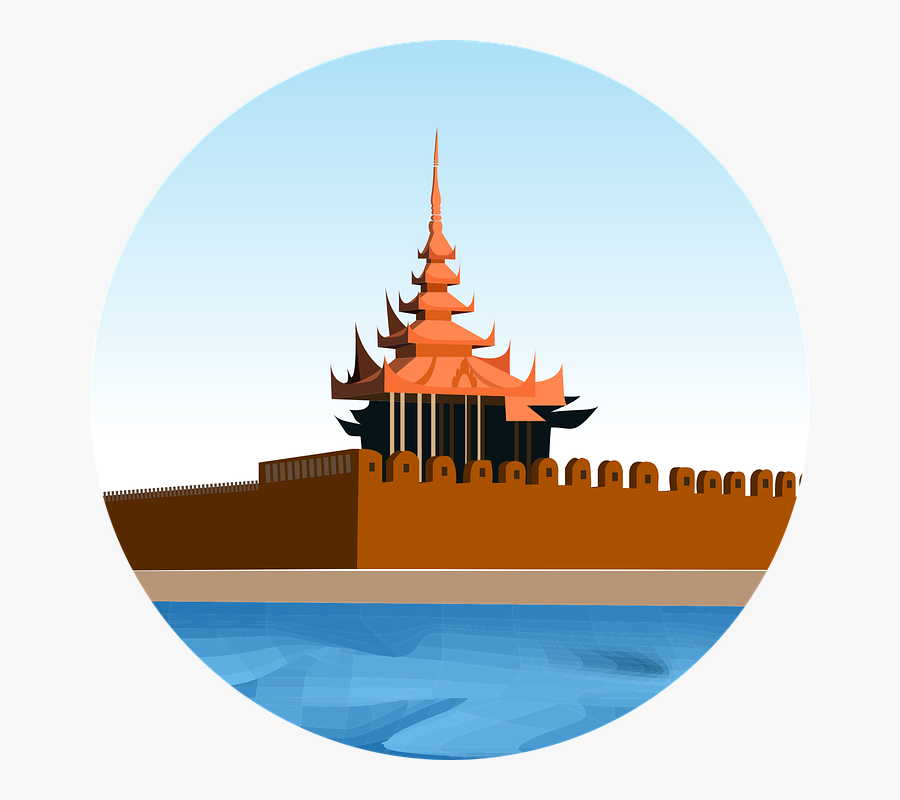 Mandalay Palace, Burmese, Graphic Design - Mandalay Palace Logo, Transparent Clipart