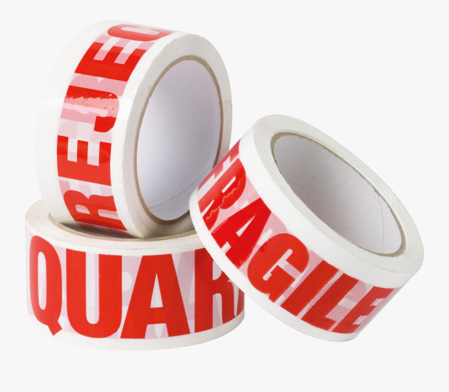 Transparent Packing Tape Png - Printed Tapes Png, Transparent Clipart